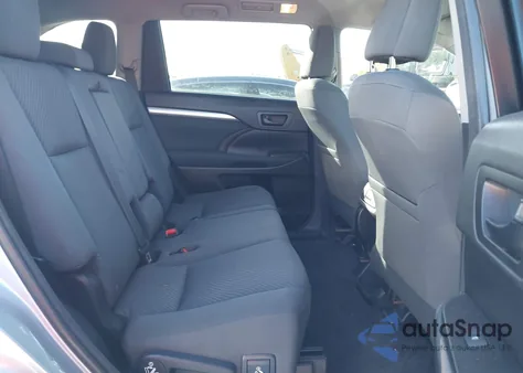 2015 Toyota Highlander Le V6 from USA, damaged, VIN 5TDBKRFH8FS120378